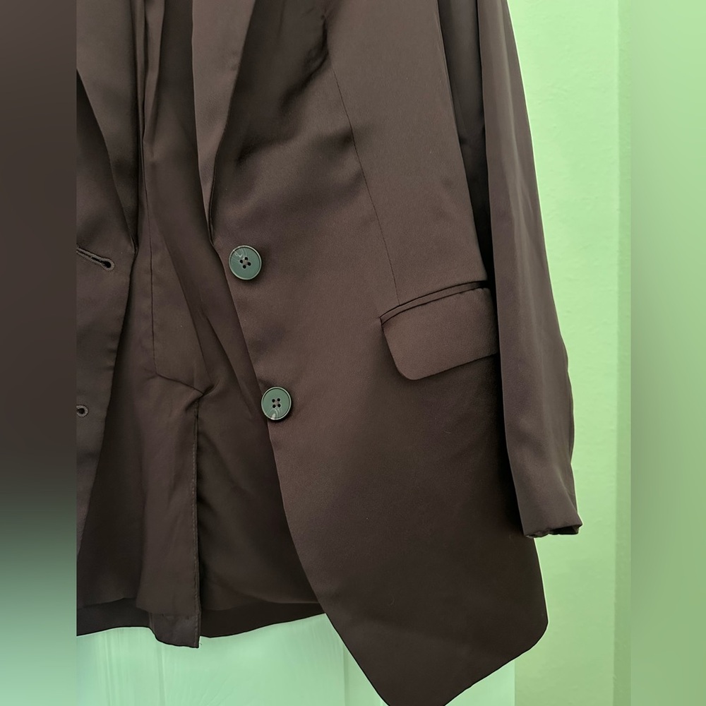 Express Satin Blazer - Picture 3 of 5